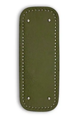 Uzun Çanta Tabanı Suni Deri 12cmx33cm Haki-Haki - 2