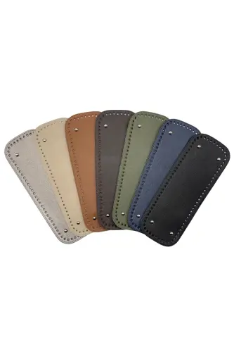 Uzun Çanta Tabanı Suni Deri 12cmx33cm Haki-Haki - 5