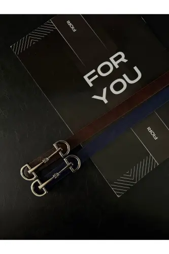 Uzun Gümüş Tokalı Ince Kadın Kemeri, Ceket Kemeri, Gömlek Kemeri, Elbise Kemeri-Bordo - 4