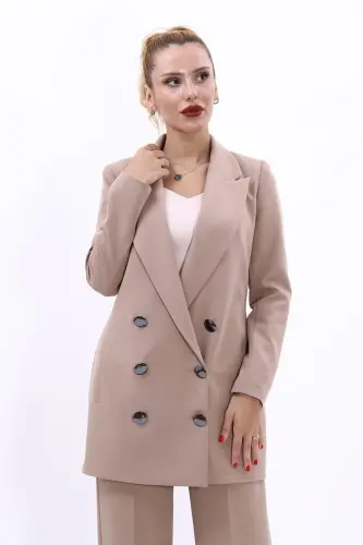 Uzun klassik blazer kurtka - Tosh - Tosh 