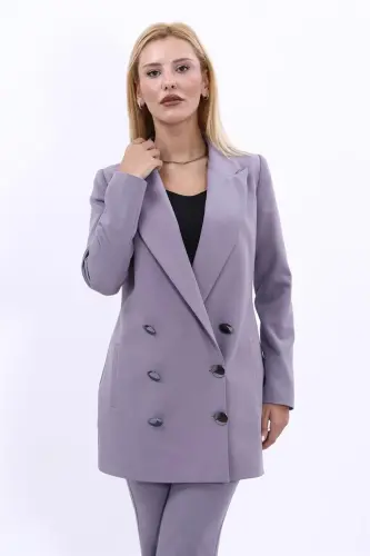 Uzun klassik blazer pidjak - Antratsit - Antratsit 