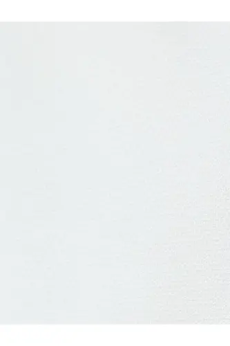 Uzun Kollu Pamuk Karışımlı Yarım İtalyan Yaka Slim Fit Gömlek-Beyaz - 6