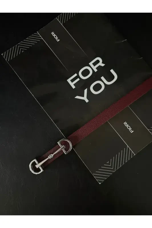 Uzun tilla tokali ingichka ayollar kamari, kurtka kamari, ko'ylak kamari, ko'ylak kamari-bordo - 4