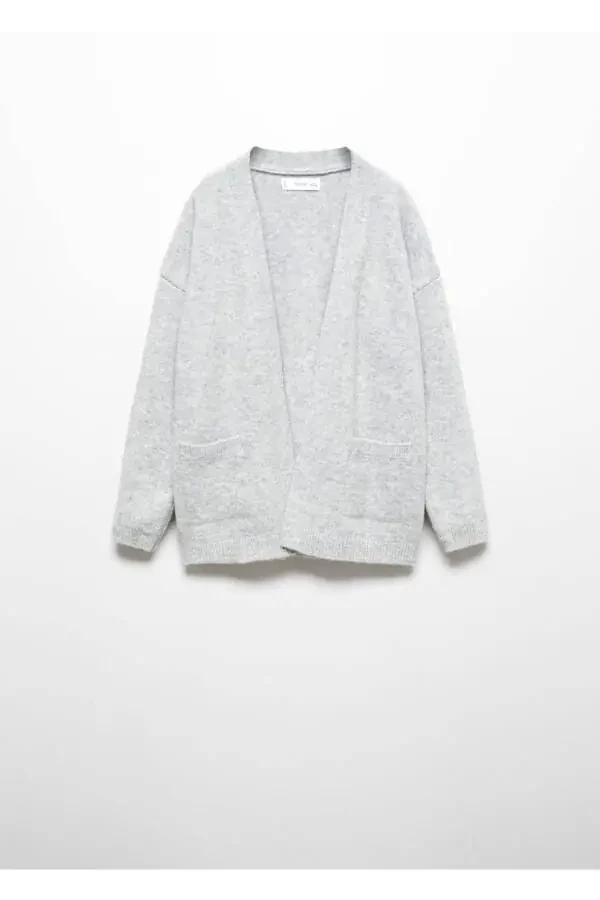 Uzun to'qilgan kardigan - 1