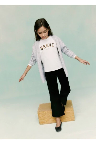 Uzun to'qilgan kardigan - 3