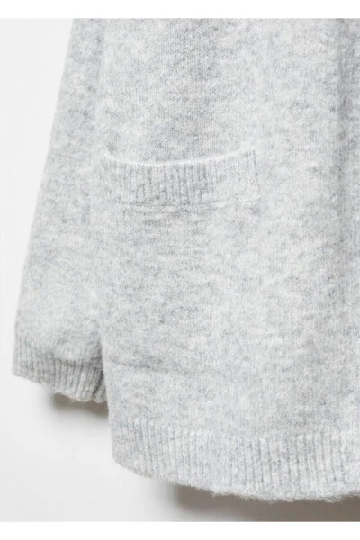 Uzun to'qilgan kardigan - 4