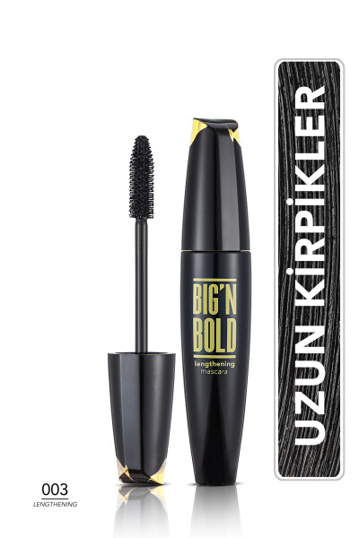 Uzun ve Hacimli Görünüm Veren Maskara - Big N Bold Mascara - 003 - 8682536040426 - SİYAH - 22