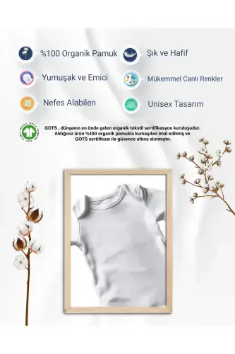 Uzun yengli %100 paxtali E harfli hayvon dizaynli - 3