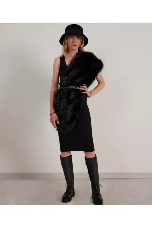 V bo'yinli choksiz tikuvsiz ko'ylak - 1