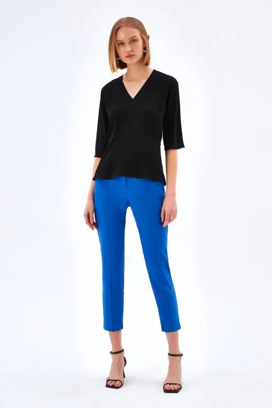 V Neck Blouse-001 - 2