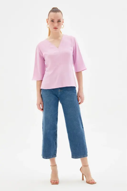 V Neck Blouse-031 - 5