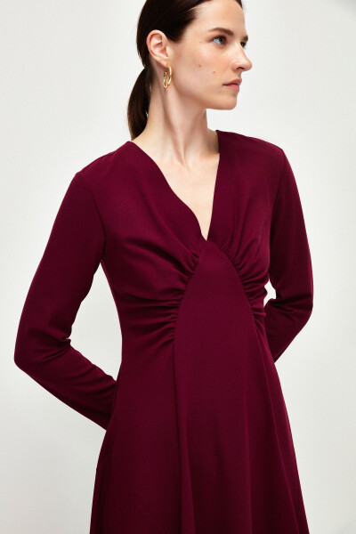 V-neck Dress - 4