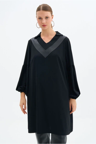 V-Neck Embellished Tunic - AKER (1)