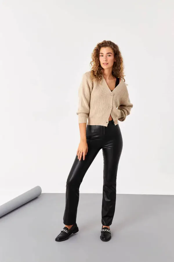 V-Neck Knit Cardigan H3060-b4c1 - 3