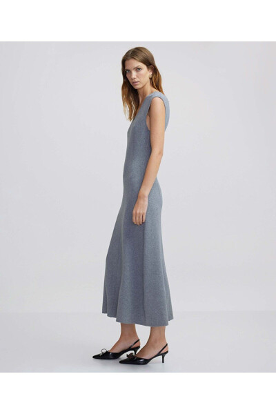 V-neck midi dress - İPEKYOL (1)