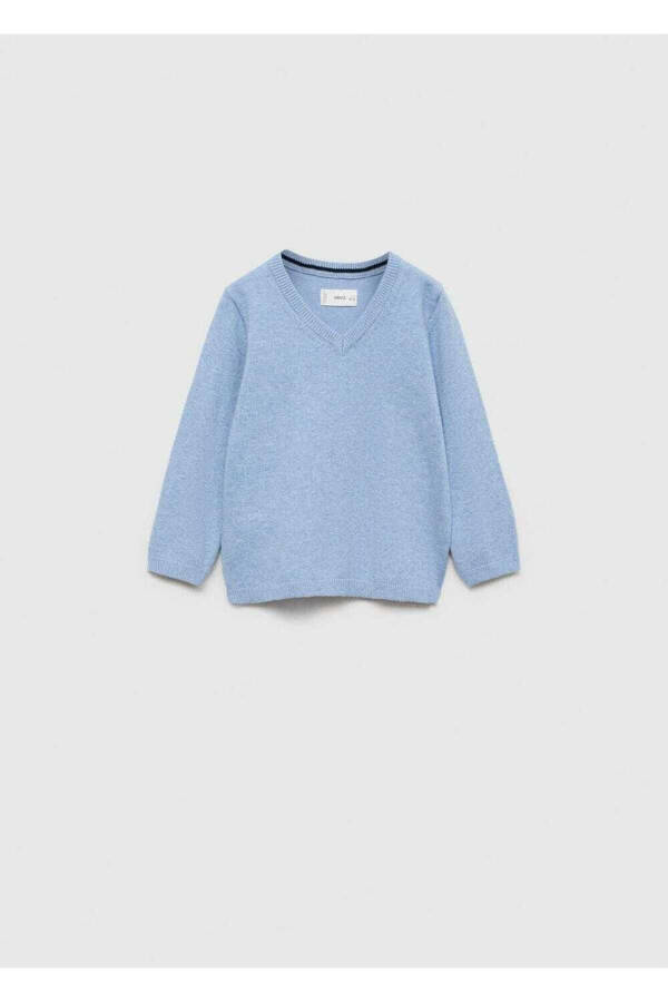 V-Neck Pullover - 1