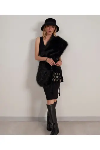 V Neck Seamless Sleeveless Dress - 2