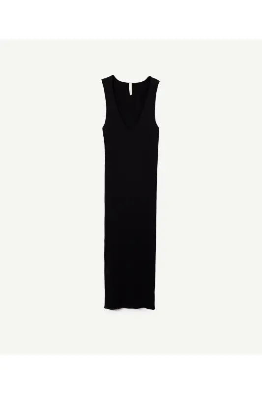 V Neck Seamless Sleeveless Dress - 3
