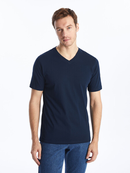 V-Neck Short Sleeve Men's T-Shirt - LC WAIKIKI