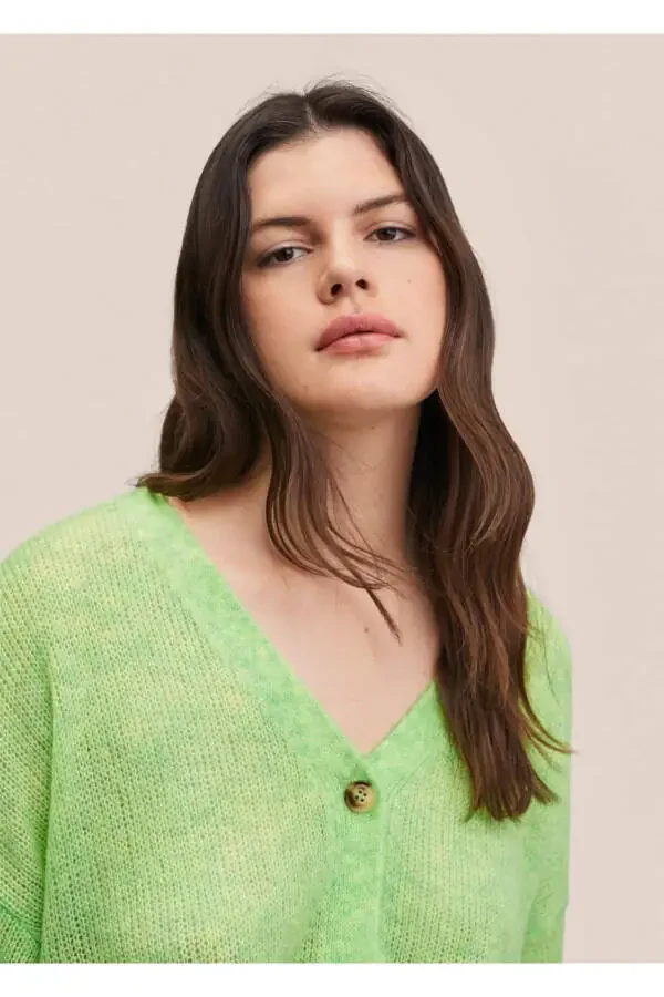 V shaklli triko ko'ylagi - 7