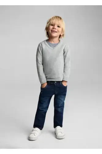 V Yaka Kazak-Ochiq Kulrang - MANGO BABY (1)