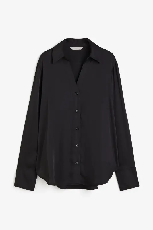 V Yakalı Bluz-Belirtilmemiş_0939703044015 - 2