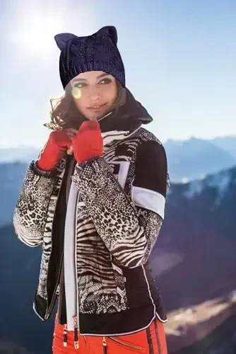 v28 Women Men Girls Boys Teens Cute Cat Ear Knit Cable Rib Hat Cap Beanie - 5