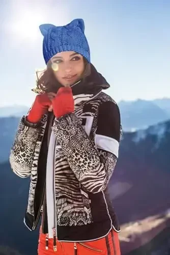 v28 Women Men Girls Boys Teens Cute Cat Ear Knit Cable Rib Hat Cap Beanie - V28