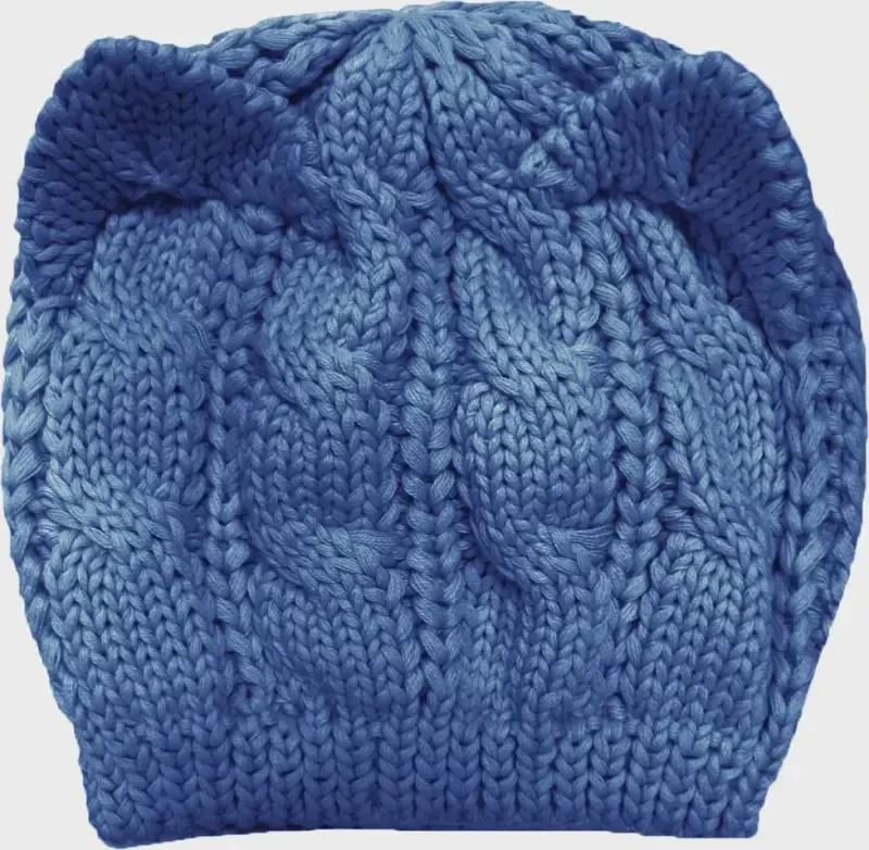v28 Women Men Girls Boys Teens Cute Cat Ear Knit Cable Rib Hat Cap Beanie - 3