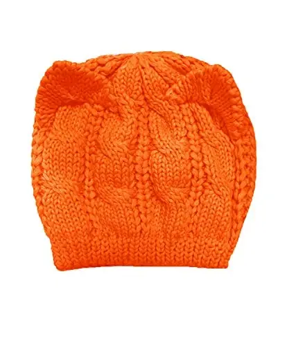 v28 Women Men Girls Boys Teens Cute Cat Ear Knit Cable Rib Hat Cap Beanie - 2
