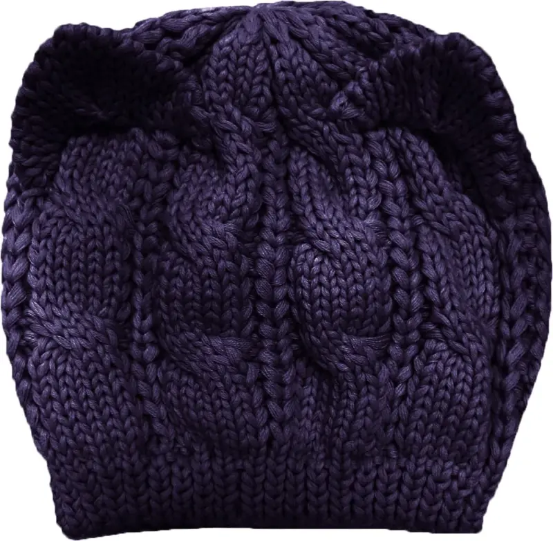 v28 Women Men Girls Boys Teens Cute Cat Ear Knit Cable Rib Hat Cap Beanie - 2