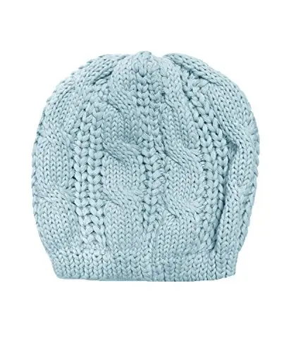 v28 Women Men Girls Boys Teens Cute Cat Ear Knit Cable Rib Hat Cap Beanie - 3