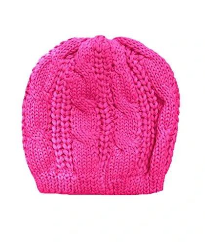 v28 Women Men Girls Boys Teens Cute Cat Ear Knit Cable Rib Hat Cap Beanie - 3
