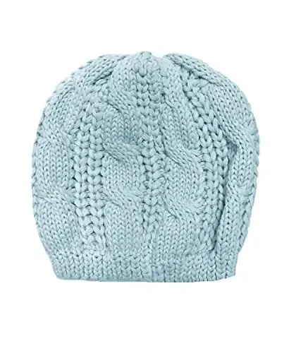 v28 Women Men Girls Boys Teens Cute Cat Ear Knit Cable Rib Hat Cap Beanie - 3