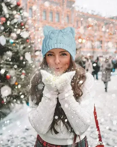 v28 Women Men Girls Boys Teens Cute Cat Ear Knit Cable Rib Hat Cap Beanie - 4