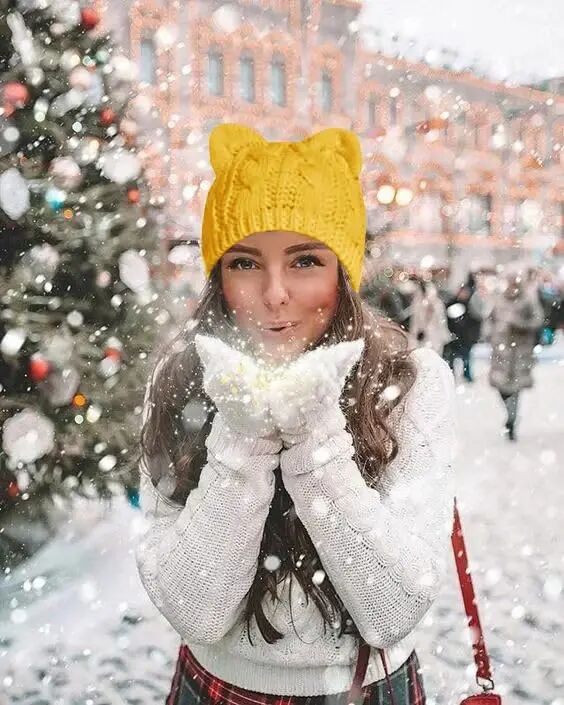 v28 Women Men Girls Boys Teens Cute Cat Ear Knit Cable Rib Hat Cap Beanie - 4