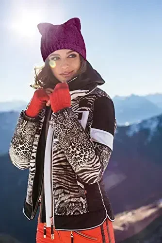 v28 Women Men Girls Boys Teens Cute Cat Ear Knit Cable Rib Hat Cap Beanie - 5