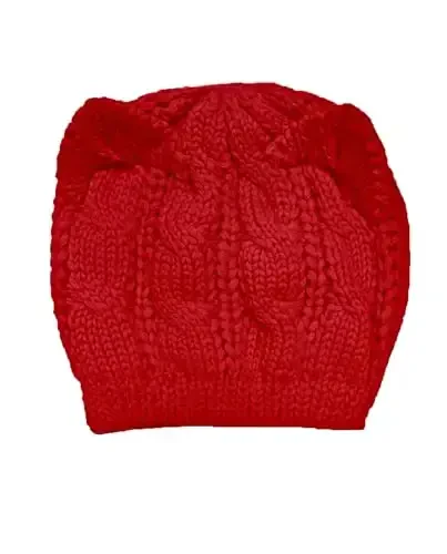 v28 Women Men Girls Boys Teens Cute Cat Ear Knit Cable Rib Hat Cap Beanie - 2