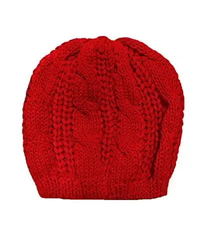 v28 Women Men Girls Boys Teens Cute Cat Ear Knit Cable Rib Hat Cap Beanie - 3