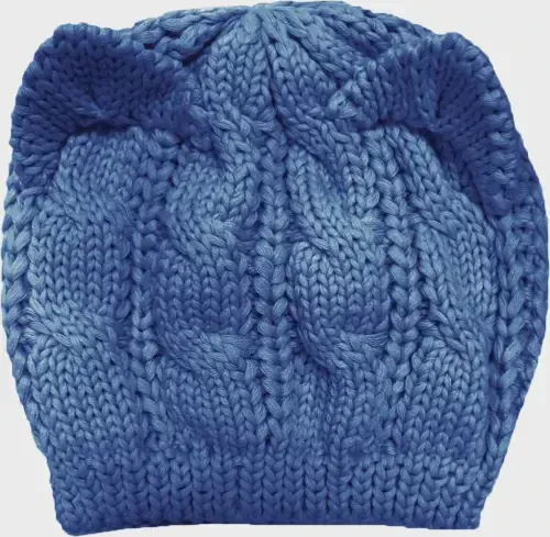 v28 Women Men Girls Boys Teens Cute Cat Ear Knit Cable Rib Hat Cap Beanie - 3