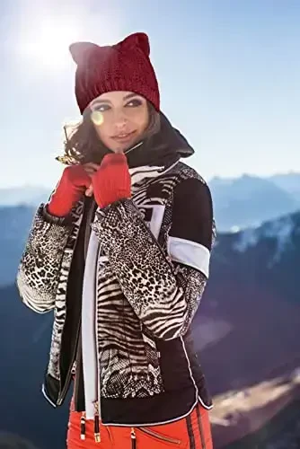 v28 Women Men Girls Boys Teens Cute Cat Ear Knit Cable Rib Hat Cap Beanie - 5