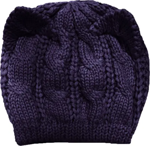 v28 Women Men Girls Boys Teens Cute Cat Ear Knit Cable Rib Hat Cap Beanie - V28 (1)