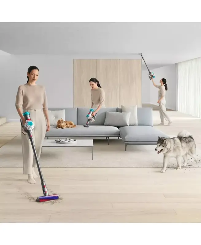 V8 Absolute Cordless Vacuum-Silver/nickel - 2