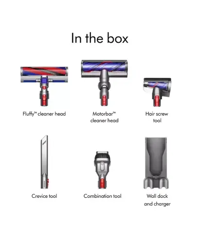 V8 Absolute Cordless Vacuum - Silver/nickel - 5