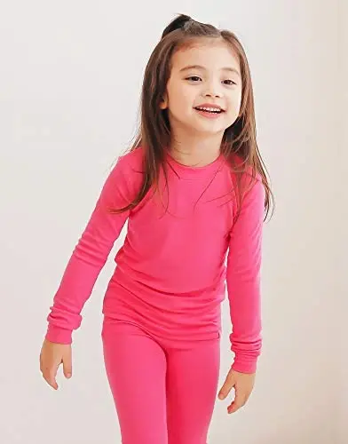 VAENAIT 6M-12Y Toddler Toddler Kids Toddler Girls Boys Soft Comfy Modal Tencel Solid Raglan Sleepwear Pajamas Pjs 2pcs Set - 3