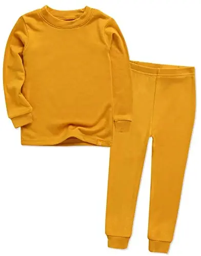 VAENAIT 6M-12Y Toddler Toddler Kids Toddler Girls Boys Soft Comfy Modal Tencel Solid Raglan Sleepwear Pajamas Pjs 2pcs Set 
