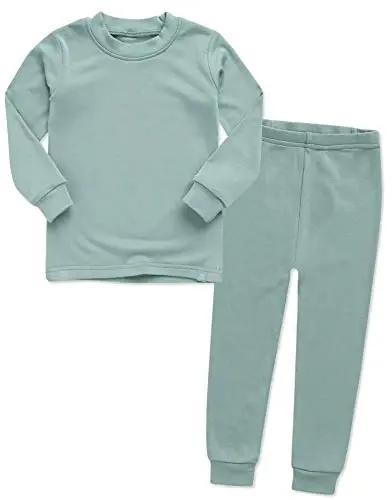 VAENAIT 6M-12Y Toddler Toddler Kids Toddler Girls Boys Soft Comfy Modal Tencel Solid Raglan Sleepwear Pajamas Pjs 2pcs Set 