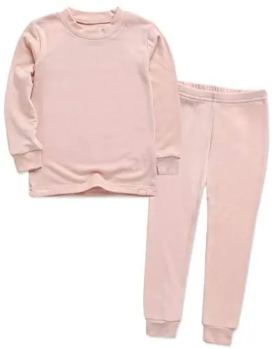 VAENAIT 6M-12Y Toddler Toddler Kids Toddler Girls Boys Soft Comfy Modal Tencel Solid Raglan Sleepwear Pajamas Pjs 2pcs Set - 1