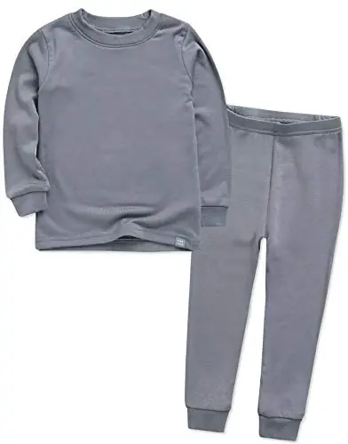 VAENAIT 6M-12Y Yürümeye Başlayan Çocuk Yürümeye Başlayan Çocuk Çocuk Yürümeye Başlayan Kız Erkek Yumuşak Rahat Modal Tencel Düz Raglan Pijama Pijama Pjs 2'li Set 