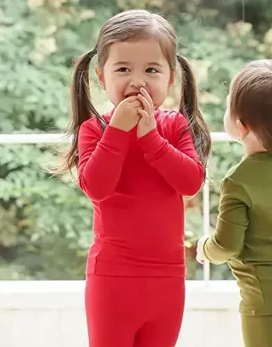 VAENAIT 6M-12Y Toddler Toddler Kids Toddler Girls Boys Soft Comfy Modal Tencel Solid Raglan Sleepwear Pajamas Pjs 2pcs Set - MODAZONE (1)